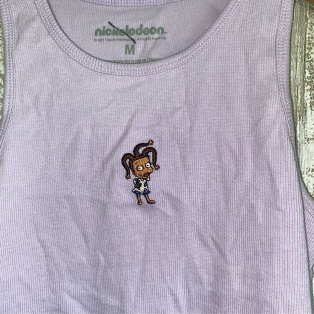 Rugrats Suzie Purple Ribbed Tank - Picture 2 of 4